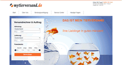Desktop Screenshot of mytierversand.de
