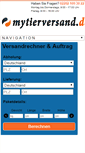 Mobile Screenshot of mytierversand.de
